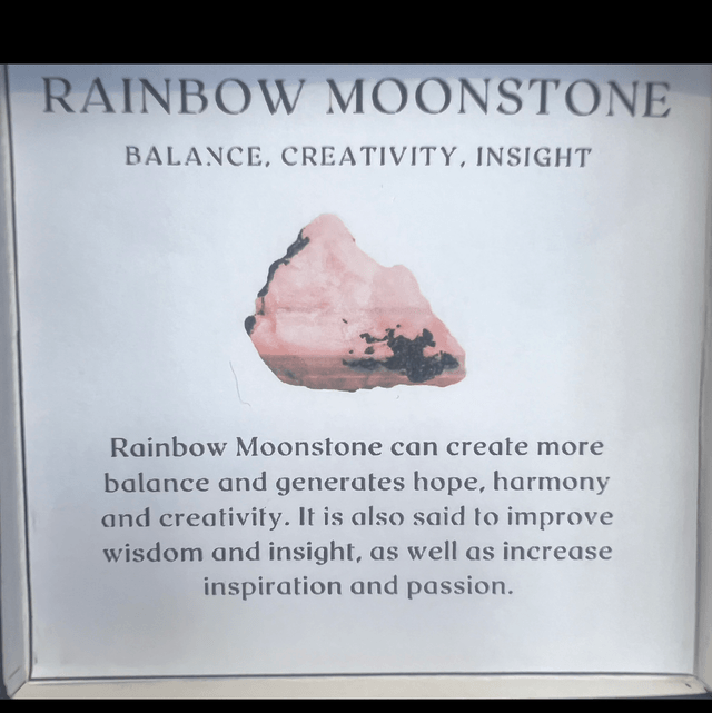 Rainbow moonstone bracelet