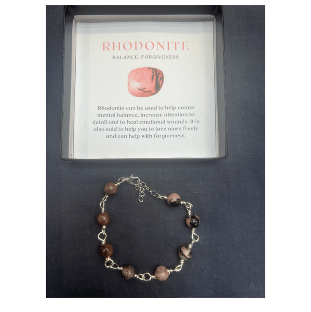 Rhondonite bracelet