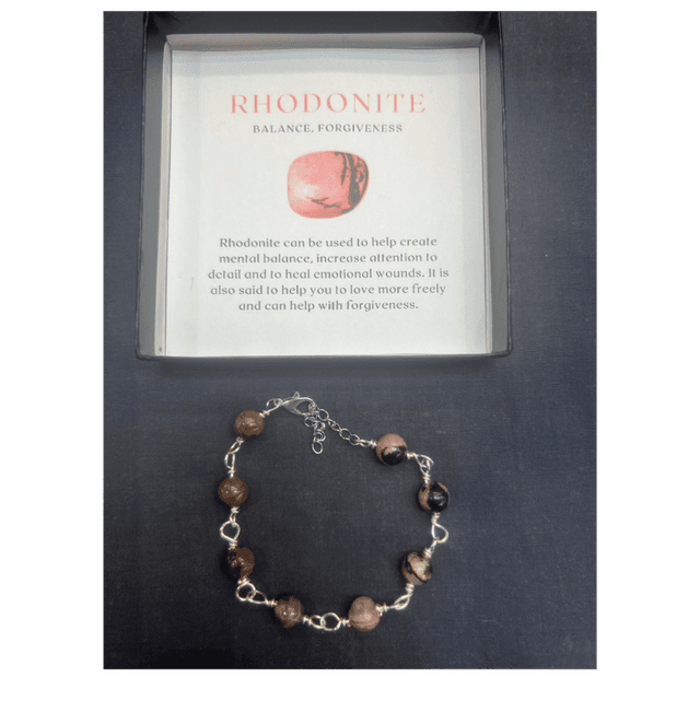 Rhondonite bracelet